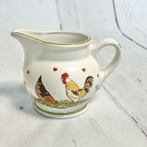 Vintage Happy Chickens Creamer made in Germany